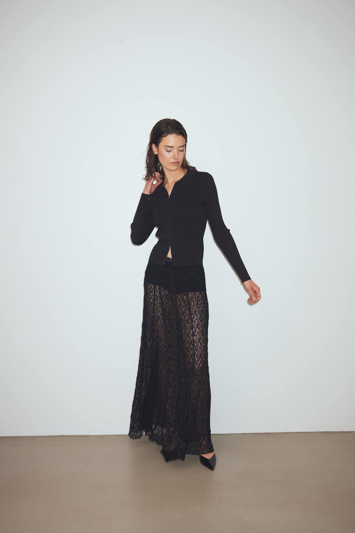 N-Lexanne Skirt - Black