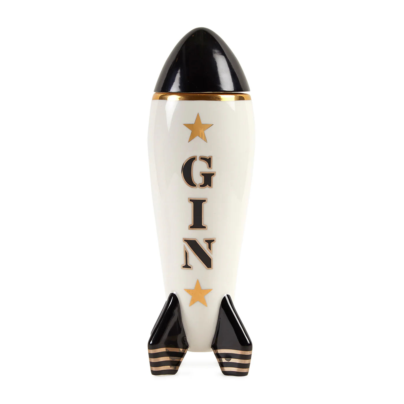 Rocket Decanter Gin - White