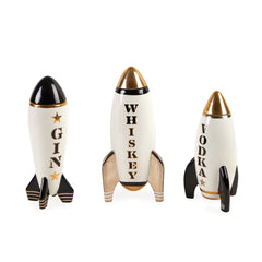 Rocket Decanter Vodka - White