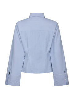 Rosa Mini Stripe Shirt - Blue