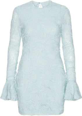 Mesh Frill Mini Dress - Plein Air