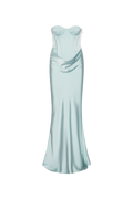 Satin Corset Maxi Dress - Plein Air