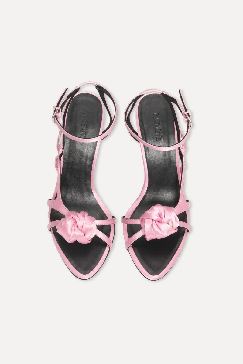 ROTATE Birger Christensen - Sko - Sandal Satin - Begonia Pink - Villoid