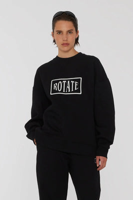 Sweat Crewneck With Logo - Black