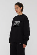 Sweat Crewneck With Logo - Black