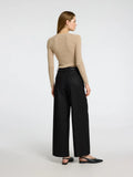 Ingrid Ls Knit O-Neck - Island Fossil Melange