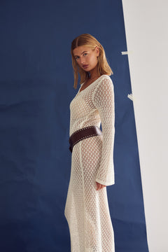 Leilany Knit Dress - Ivory