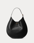 Polo Id Calfskin Large Shoulder Bag - Black