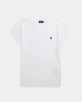 Cotton Jersey Crewneck T-Shirt - White