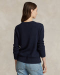 Bear Sweater-Long Sleeve-Pullover - Navy Multi