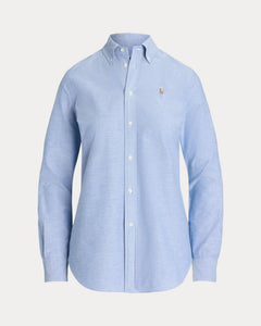 The Iconic Stretch Slim Fit Oxford Shirt - Bsr Blue