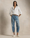 The Iconic Stretch Slim Fit Oxford Shirt - Bsr White