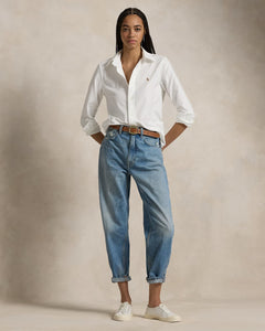 The Iconic Stretch Slim Fit Oxford Shirt - Bsr White