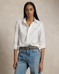 The Iconic Stretch Slim Fit Oxford Shirt - Bsr White