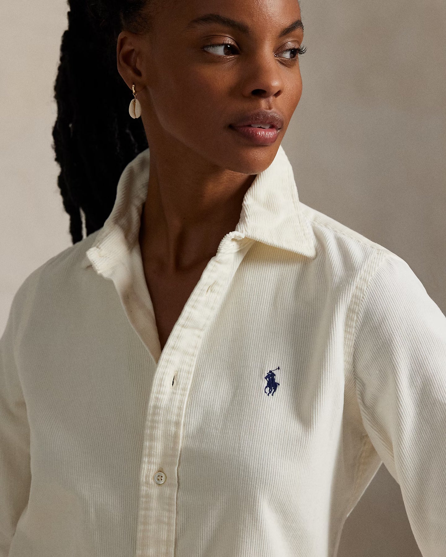 Woven-Sport Shirt-Shirt - Antique Cream