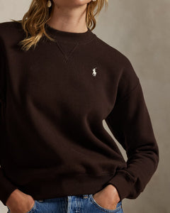 Fleece Crewneck - Circuit Brown