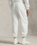 Fleece Drawstring Tracksuit Bottoms - White