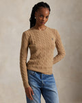 Julianna-Long Sleeve-Pullover - Collection Camel Melange