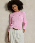 Julianna Long Sleeve Cotton Pullover - Carmel Pink