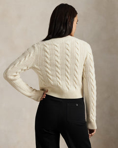 Sweater-Cardigan - Authentic Cream