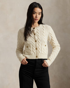 Sweater-Cardigan - Authentic Cream