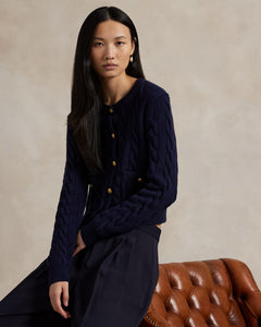 Sweater-Cardigan - Hunter Navy