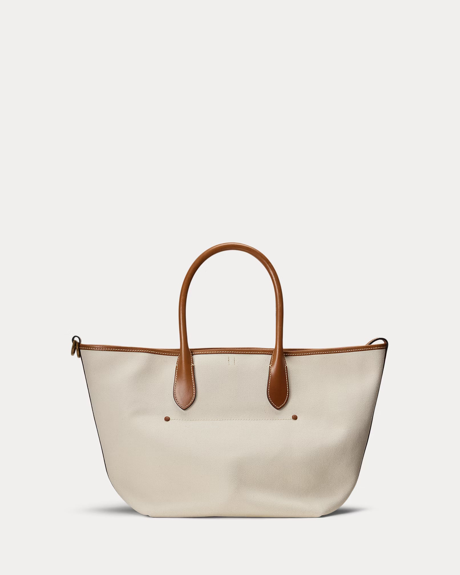 Bellport Canvas Medium Tote - Natural/Navy