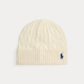 Cable-Knit Wool-Cashmere Beanie - Cream
