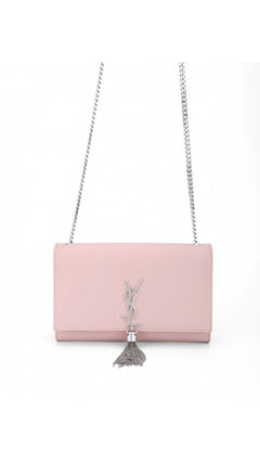 Saint Laurent Kate Medium Tassel Bag - Pink