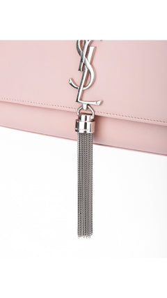 Saint Laurent Kate Medium Tassel Bag - Pink