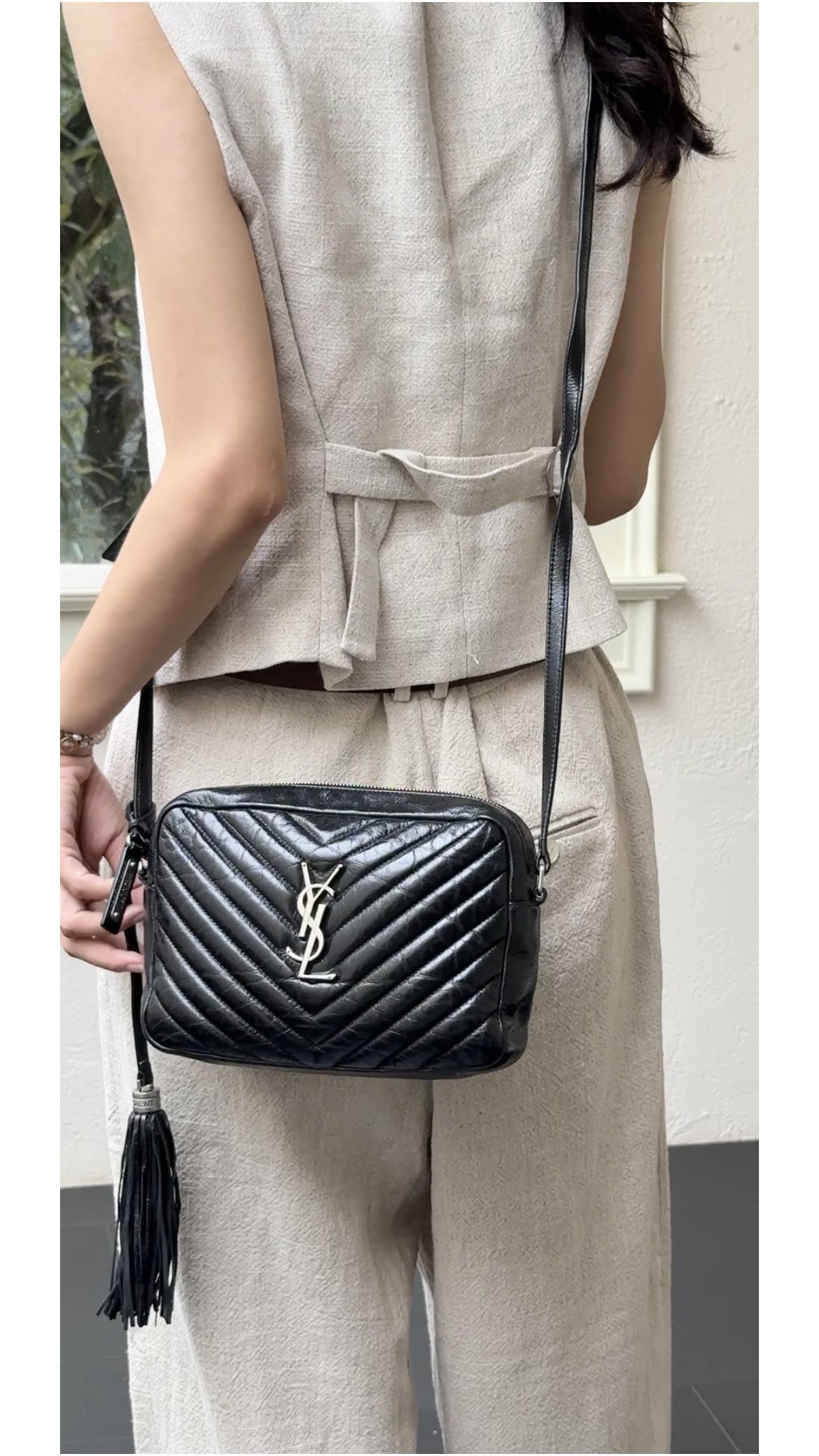 Saint Laurent Lou Camera Bag - Black