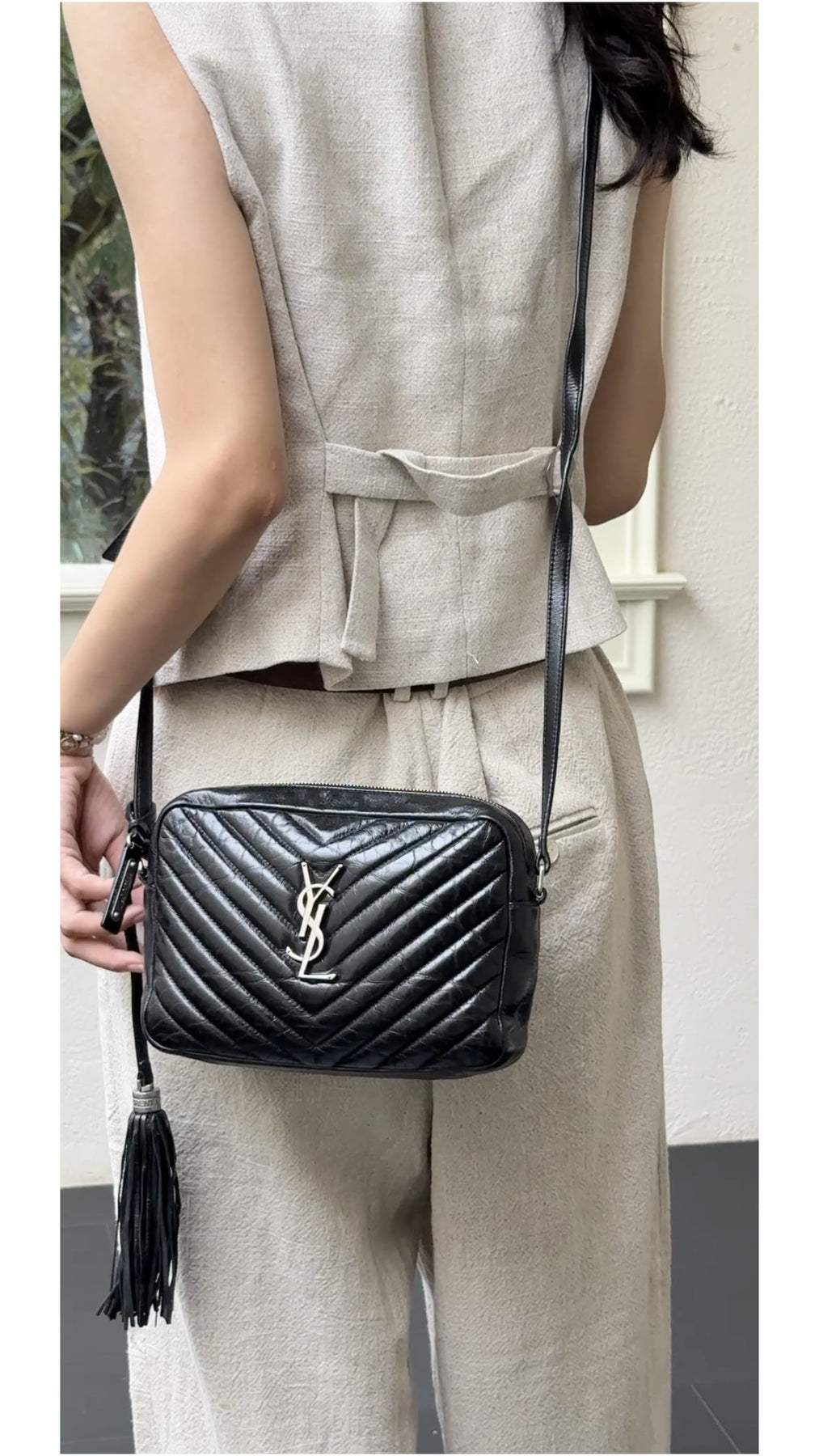 Saint Laurent Lou Camera Bag - Black