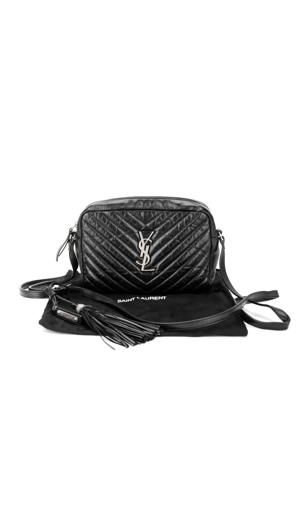 Saint Laurent Lou Camera Bag - Black