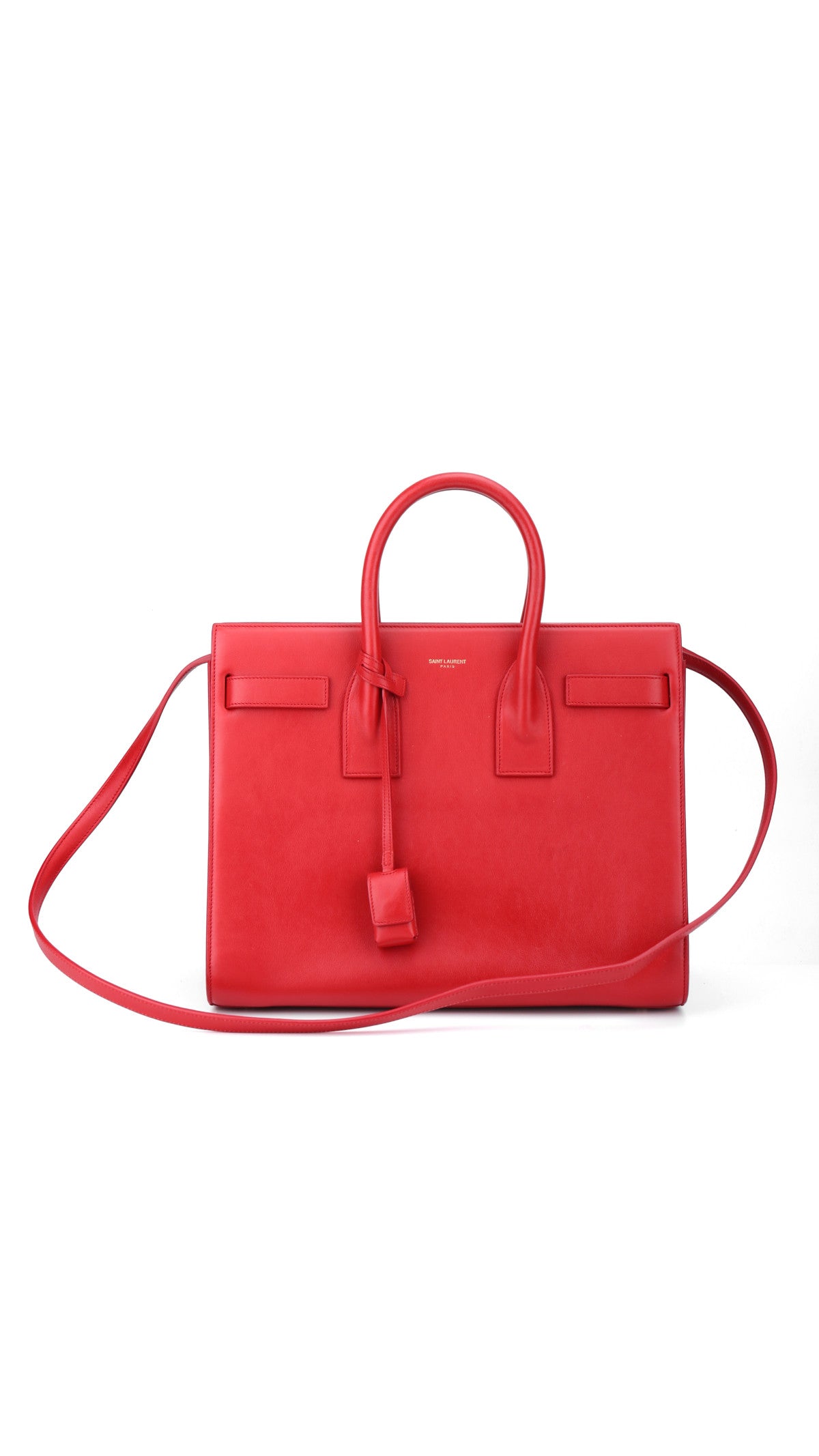 Saint Laurent Sac De Jour Bag - Red