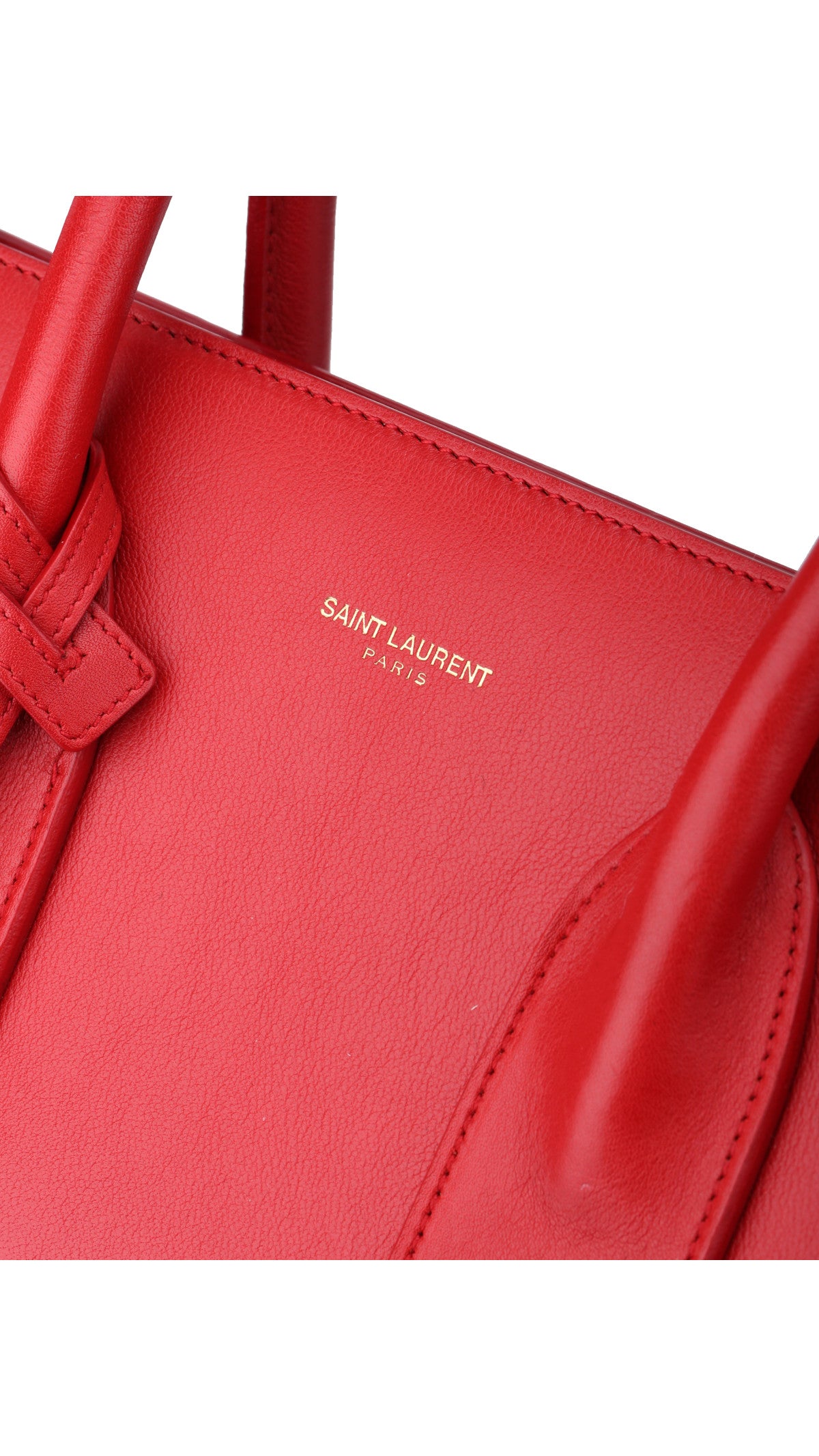 Saint Laurent Sac De Jour Bag - Red