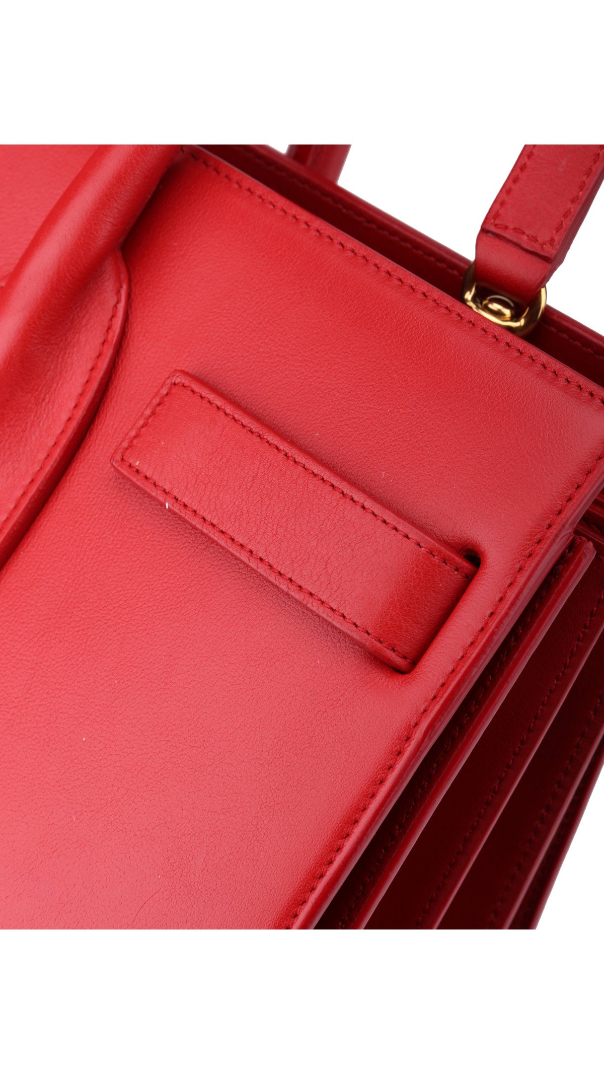 Saint Laurent Sac De Jour Bag - Red