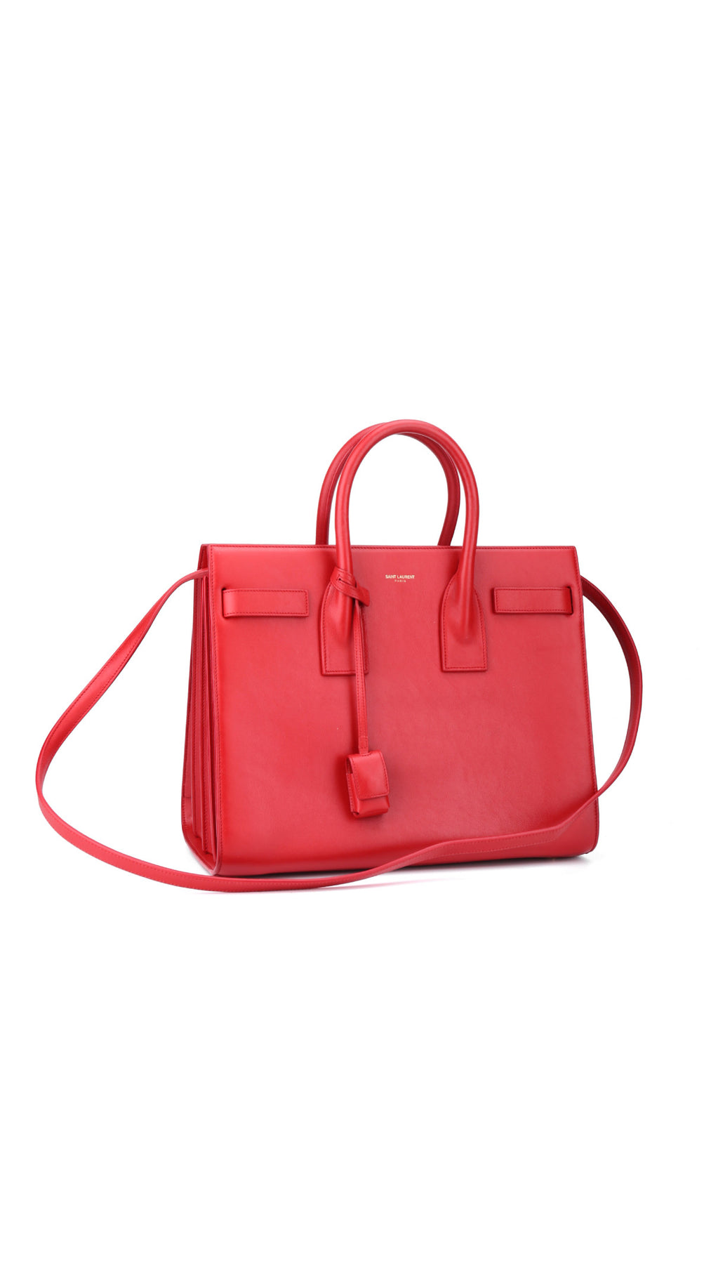 Saint Laurent Sac De Jour Bag - Red