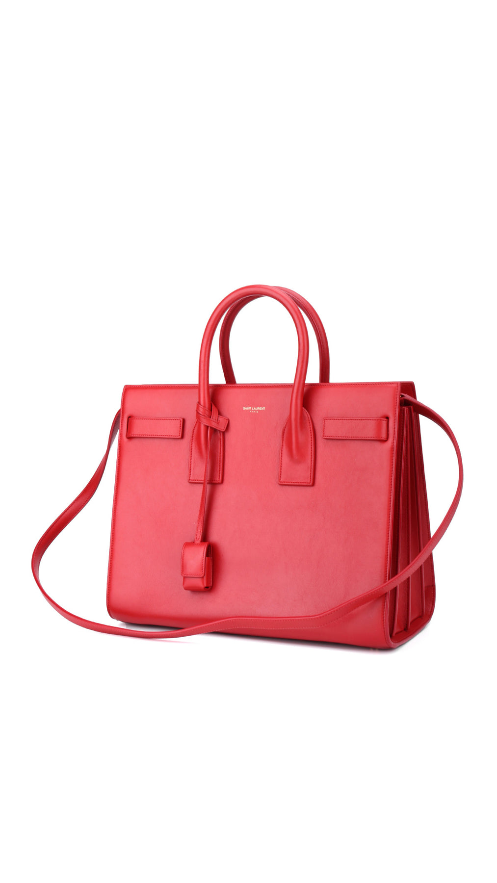 Saint Laurent Sac De Jour Bag - Red