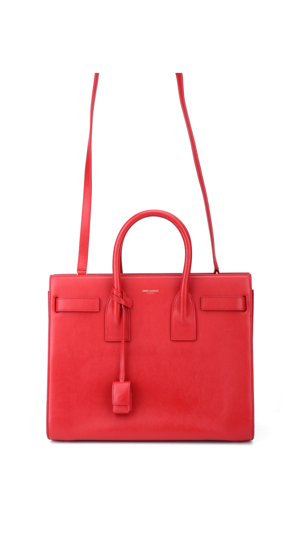 Saint Laurent Sac De Jour Bag - Red