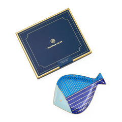 School Of Fish Tray Round - Blue
