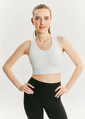 Seamless Sportsbra Medium Support - Pure White