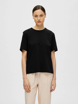 Essential Ss Boxy Tee - Black
