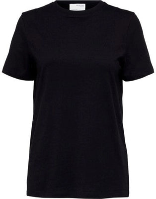 Myessential Ss O-Neck Tee - Black