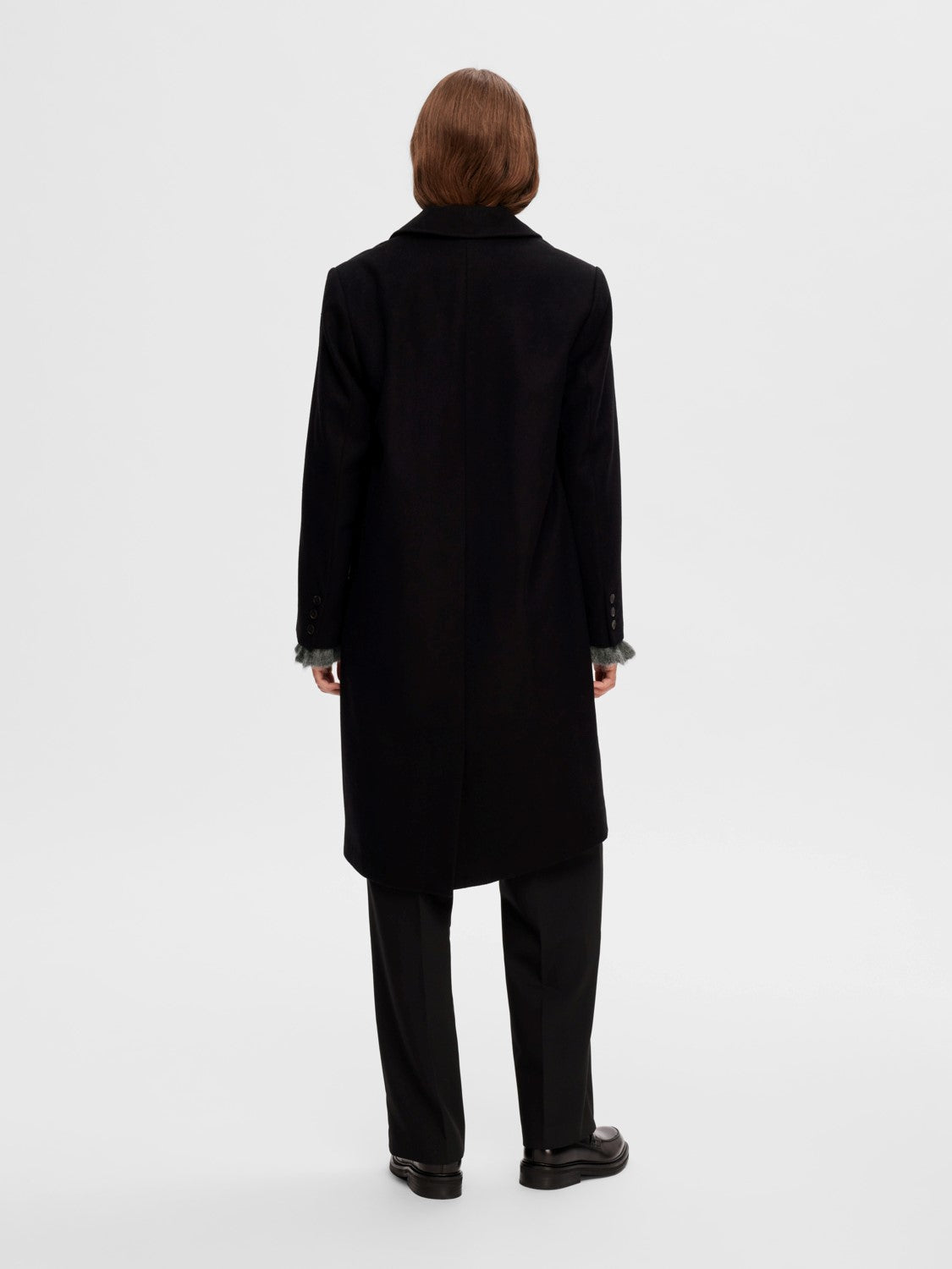 Alma Wool Coat - Black