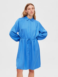 Thea Ls Short Dress - Nebulas Blue