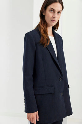 Rita LS Blazer - Dark Sapphire