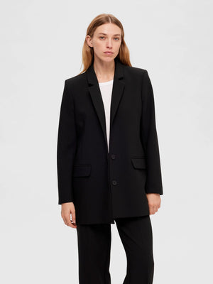 Rita LS Blazer - Black