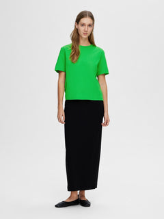 Essential SS Boxy Tee - Classic Green