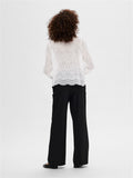 Tatiana L/S Embr Shirt - Bright White