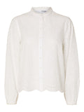 Tatiana L/S Embr Shirt - Bright White